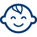 笑顔の子どものアイコン